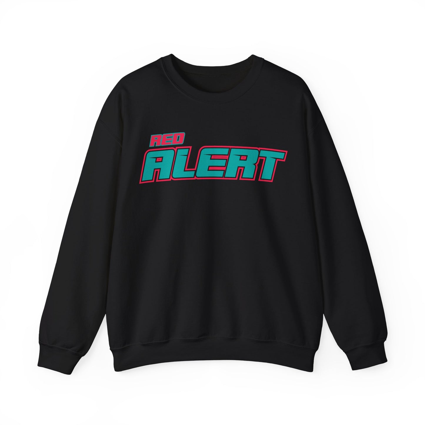 Red Alert Block Heavy Blend™ Crewneck Sweatshirt