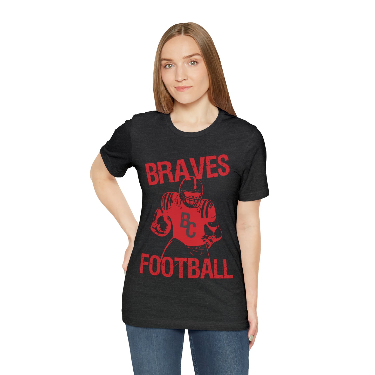 Vintage Braves Football Short Sleeve Tee