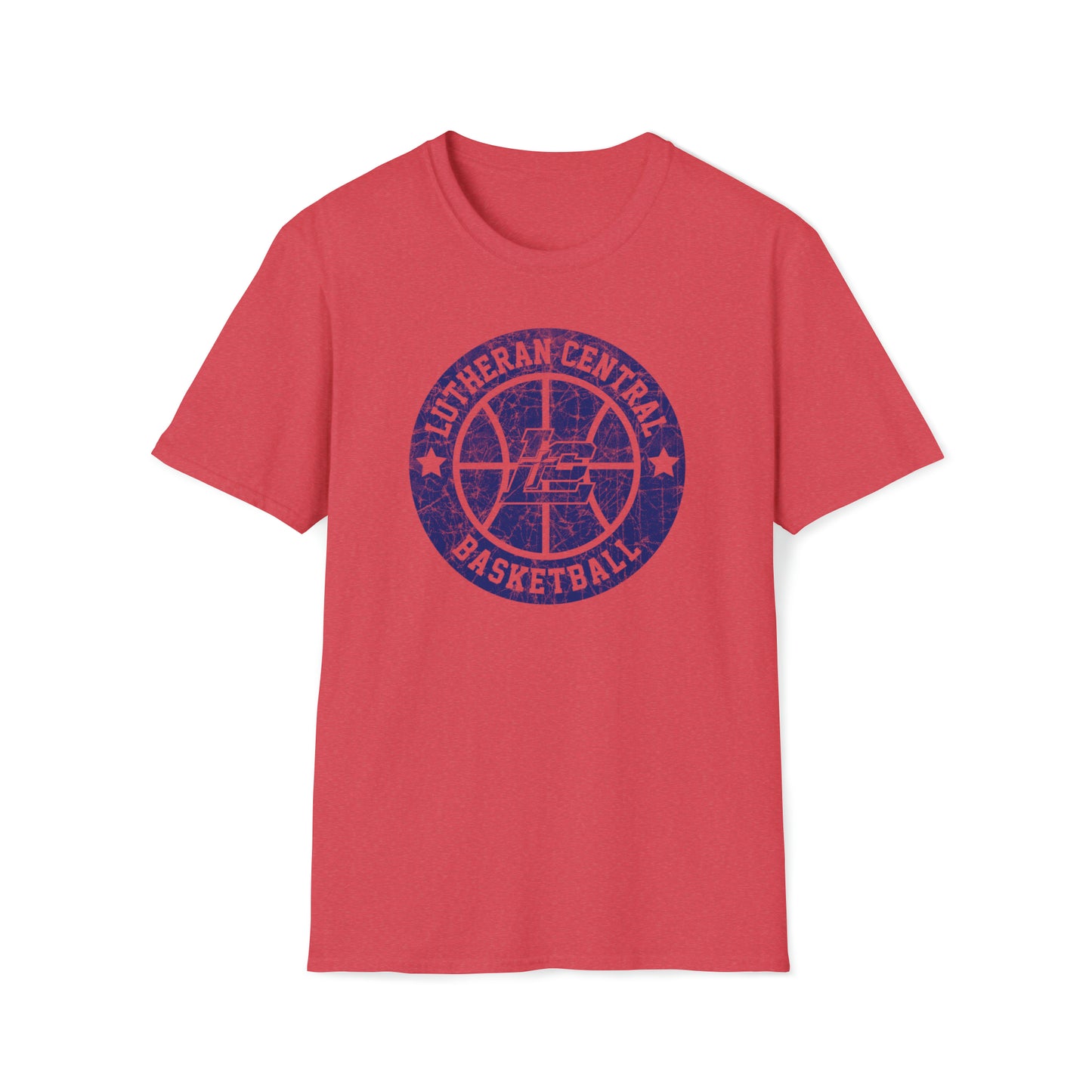 Vintage Lutheran Central Basketball Unisex Softstyle T-Shirt