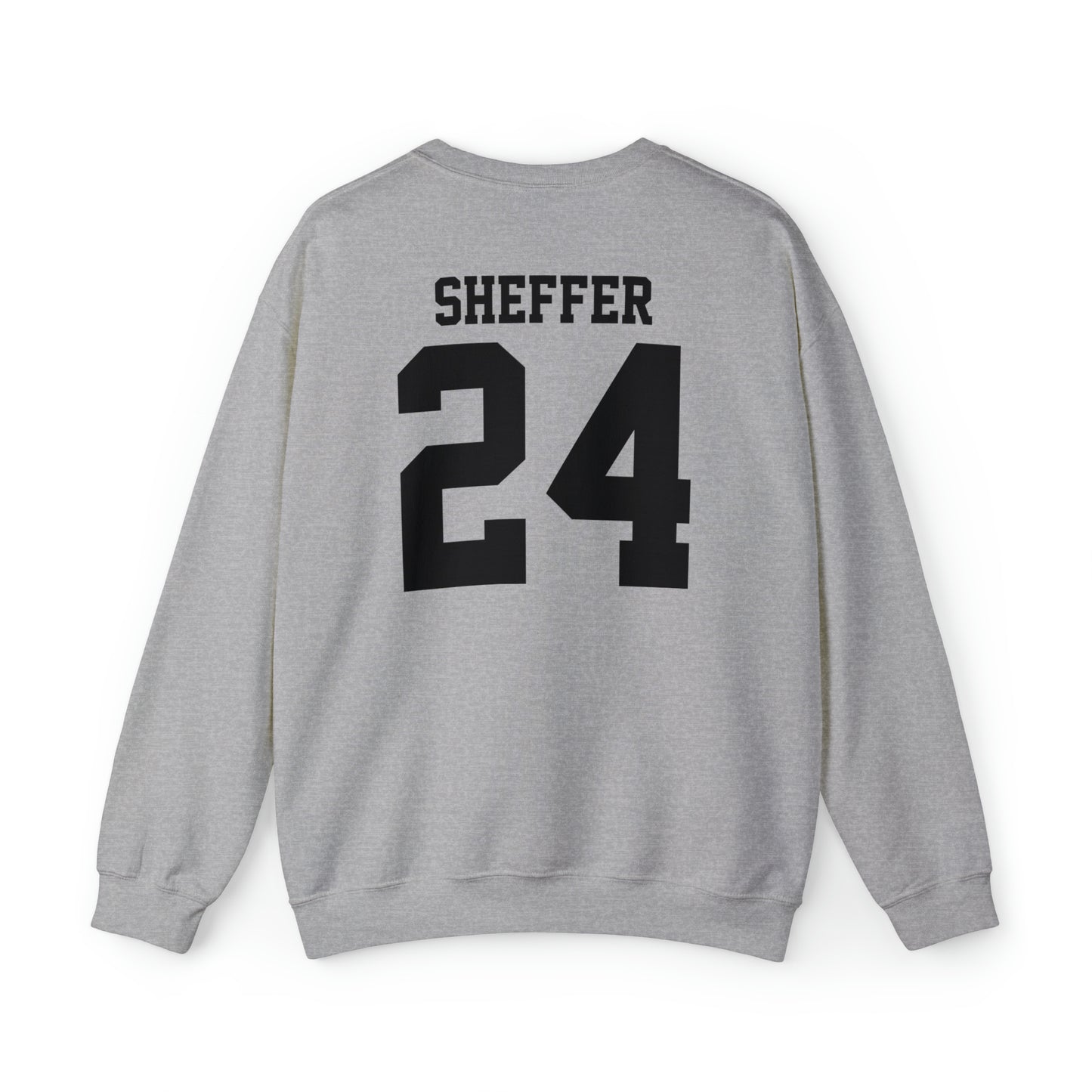 PERSONALIZED - Braves Basketball Mom Unisex Heavy Blend™ Crewneck Sweatshirt