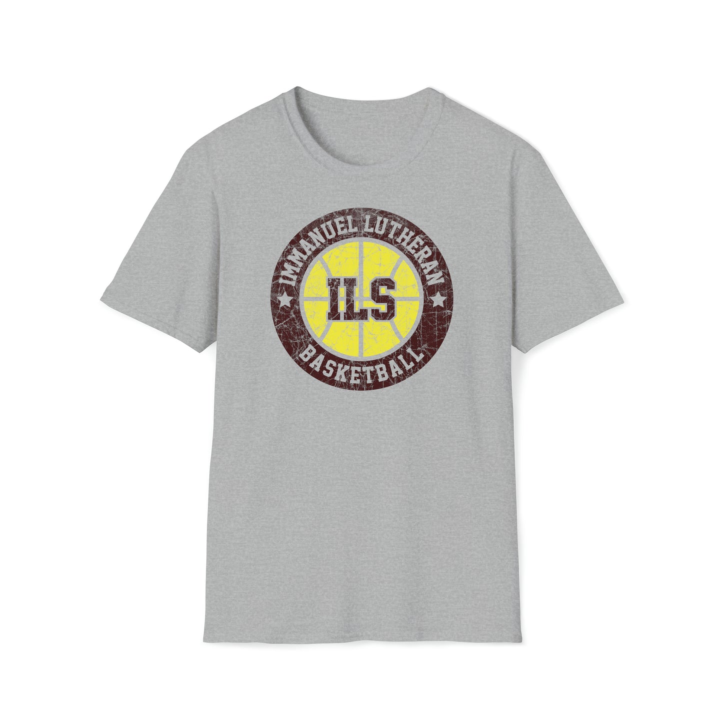 Vintage Immanuel Lutheran Basketball Unisex Softstyle T-Shirt