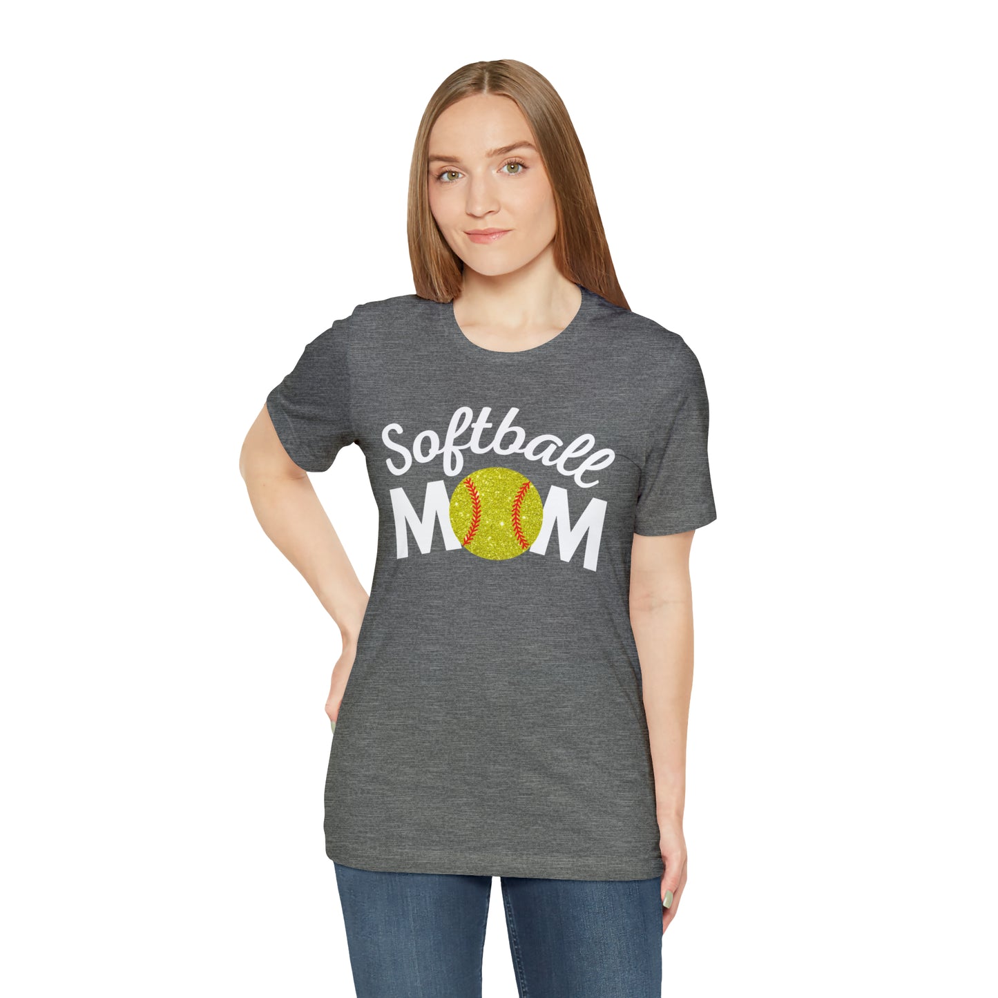 Softball Mom Shimmer Short Sleeve Tee