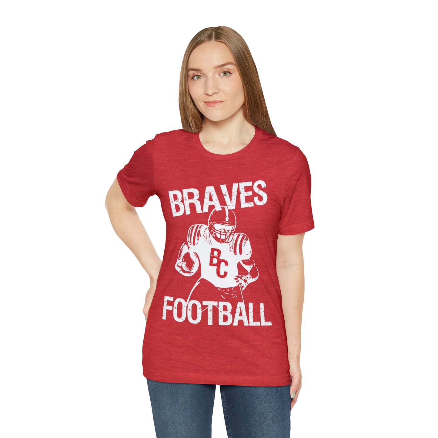Vintage Braves Football Short Sleeve Tee