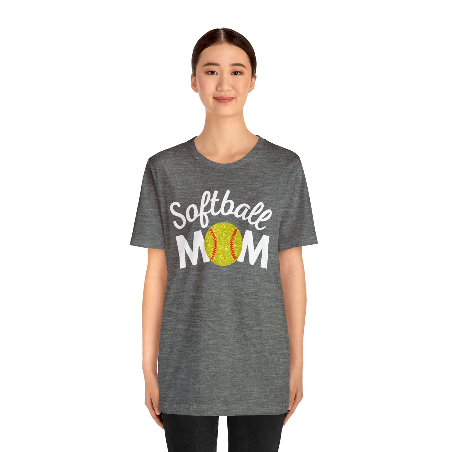Softball Mom Shimmer Short Sleeve Tee