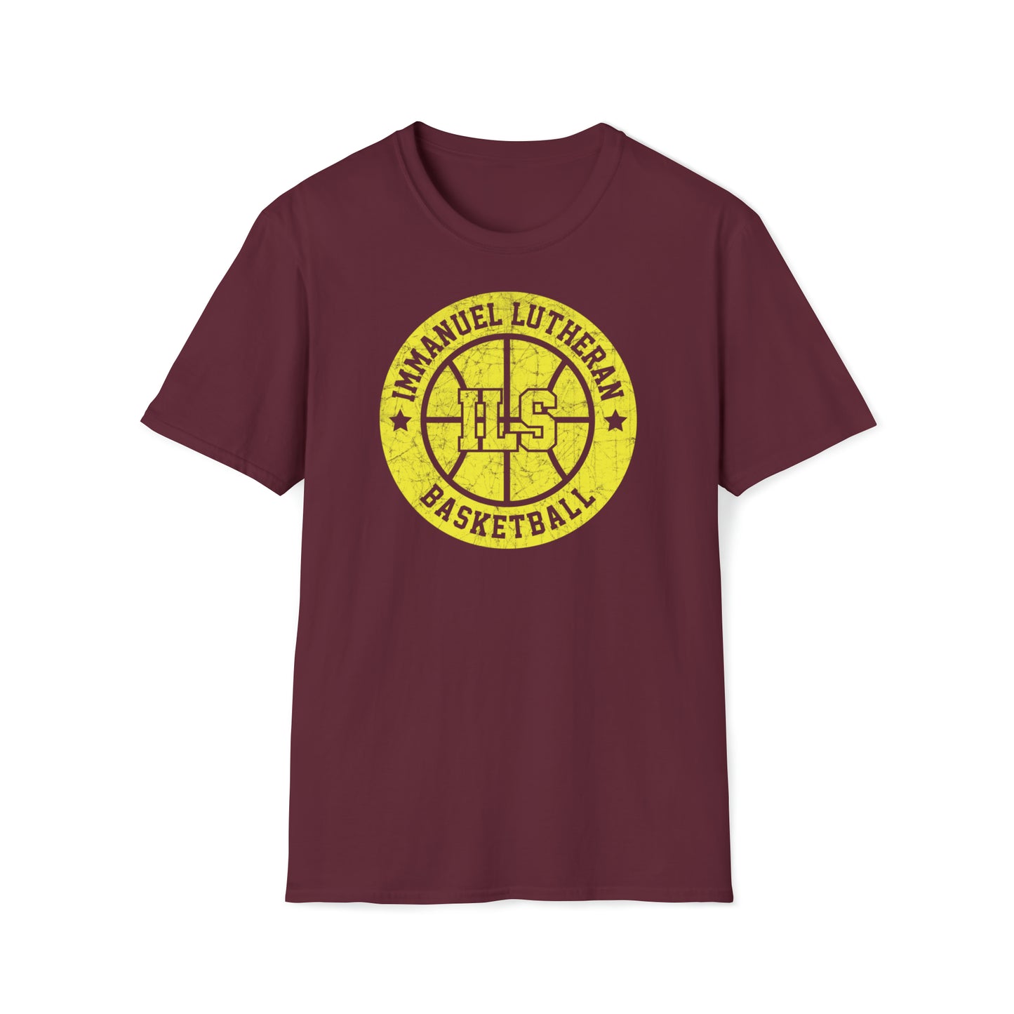 Vintage Immanuel Lutheran Basketball Unisex Softstyle T-Shirt