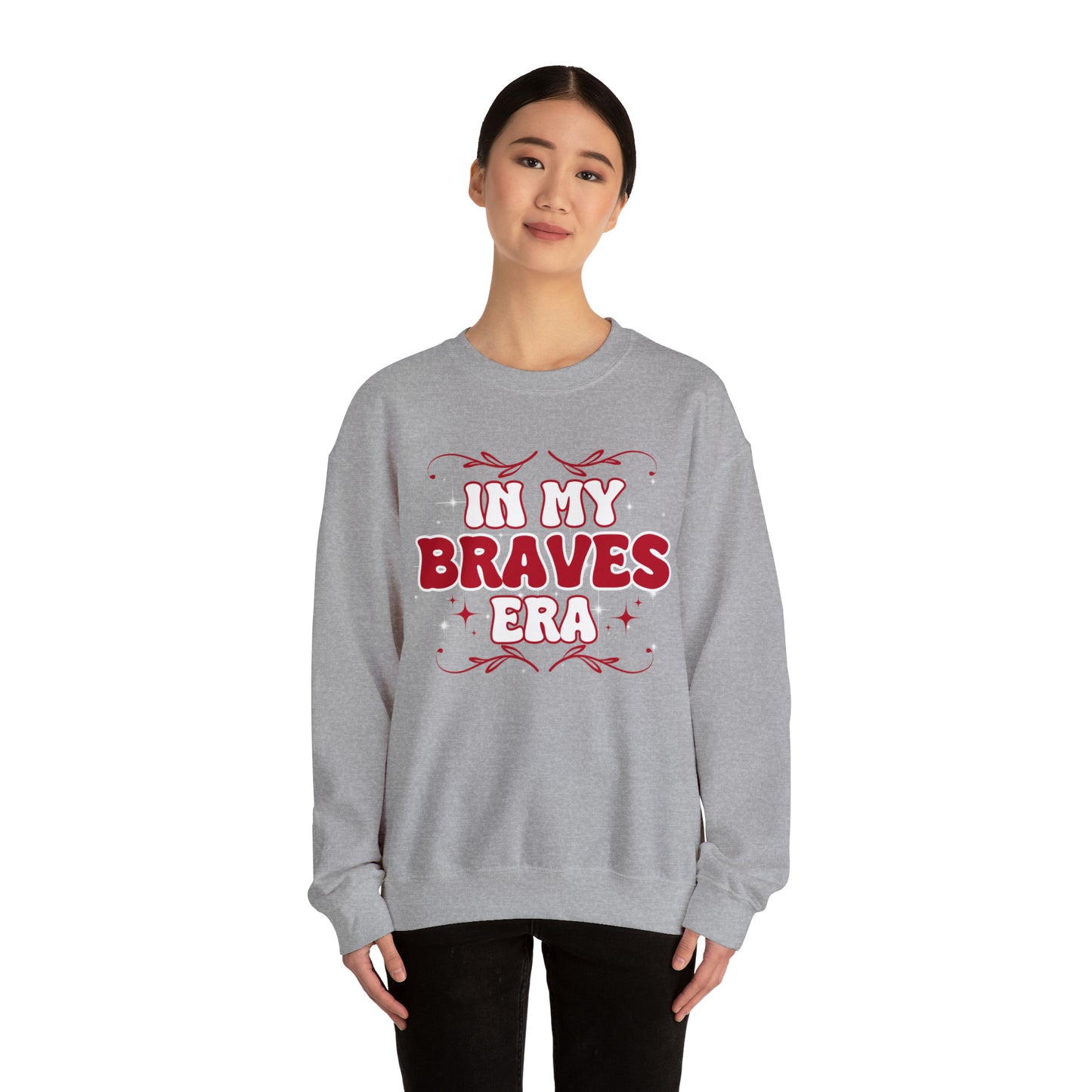Braves Era Unisex Heavy Blend™ Crewneck Sweatshirt