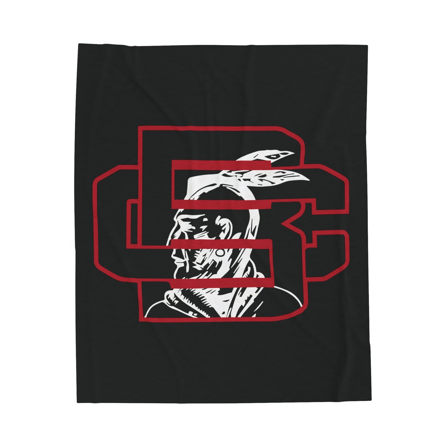 BC Braves - Velveteen Plush Blanket