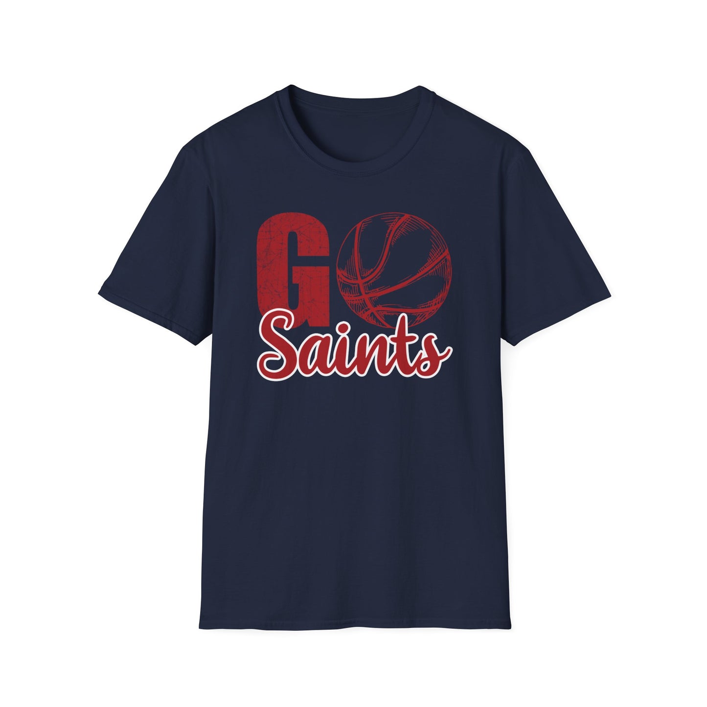 Go Saints Basketball Unisex Softstyle T-Shirt