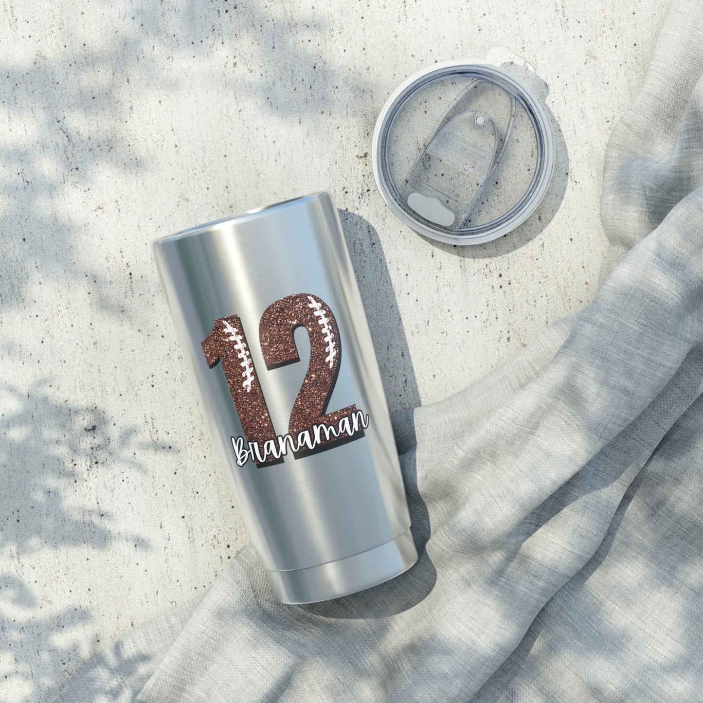 PESONALIZED - Football Name/Number 20oz Tumbler