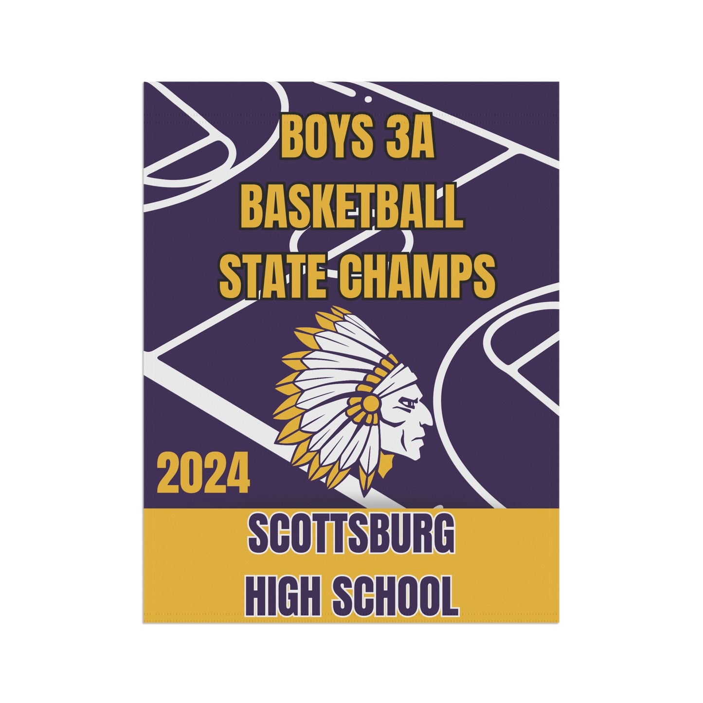 2024 Scottsburg State Champs House Banner