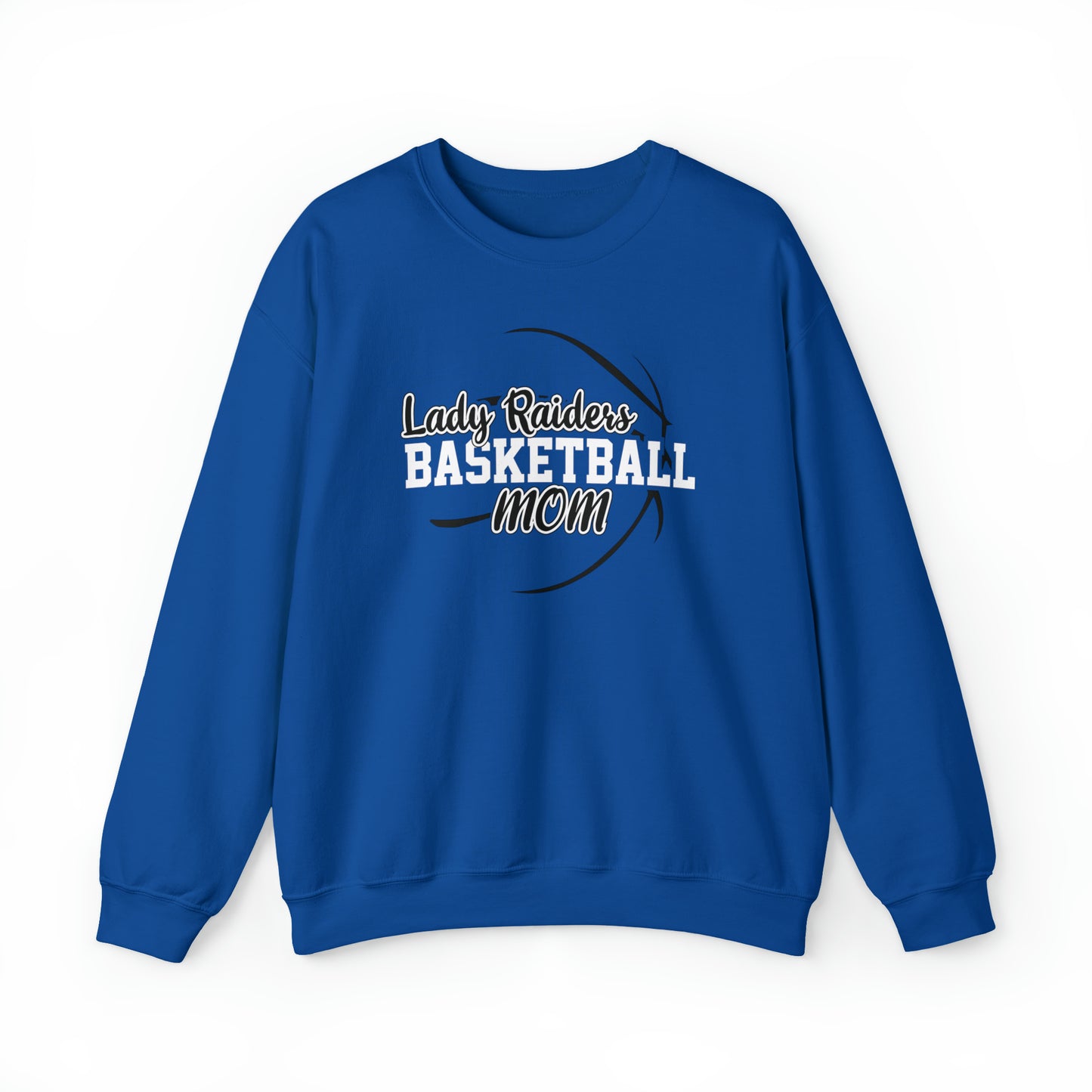 Lady Raiders Basketball Mom Unisex Heavy Blend™ Crewneck Sweatshirt