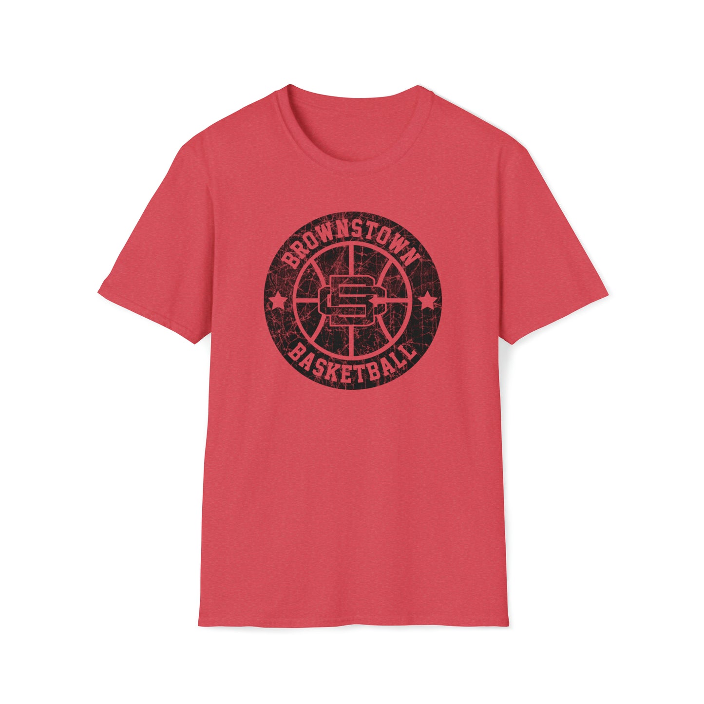 Vintage Brownstown Basketball Unisex Softstyle T-Shirt