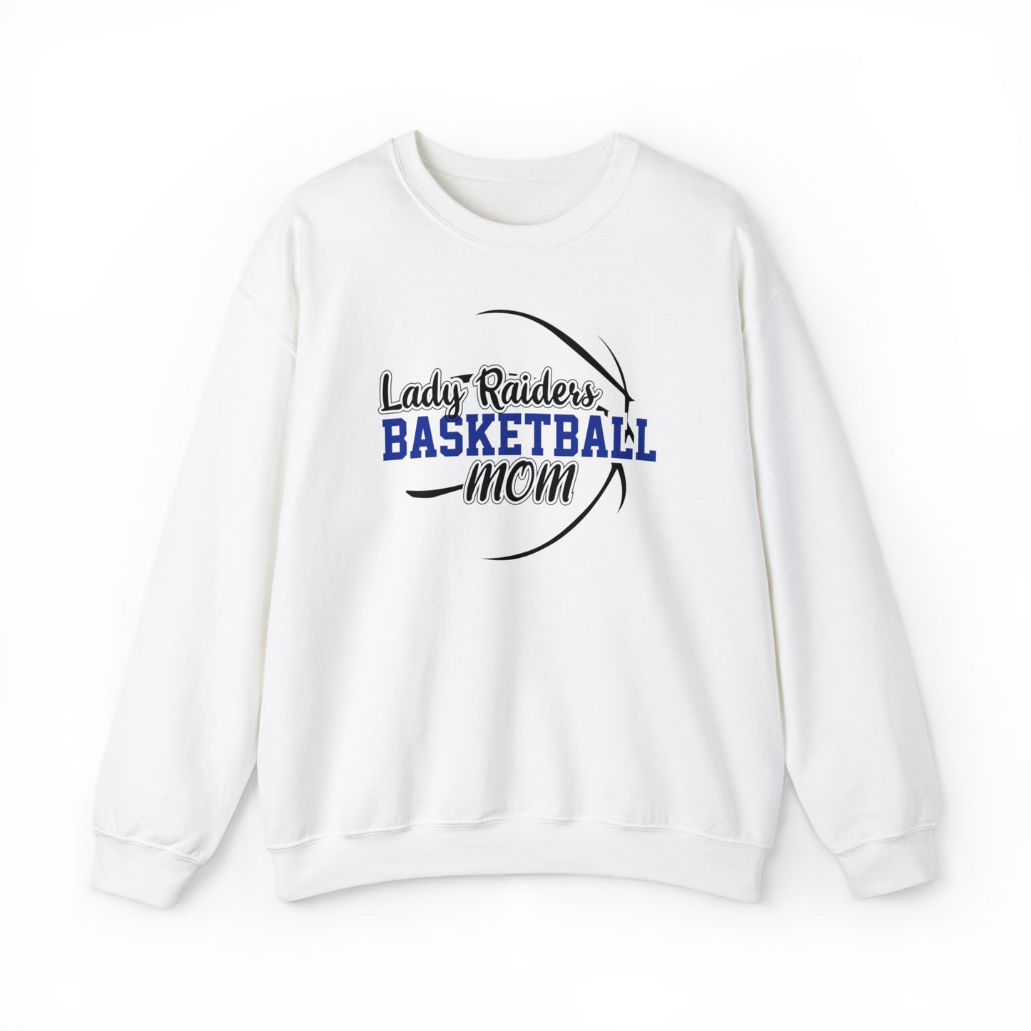 Lady Raiders Basketball Mom Unisex Heavy Blend™ Crewneck Sweatshirt