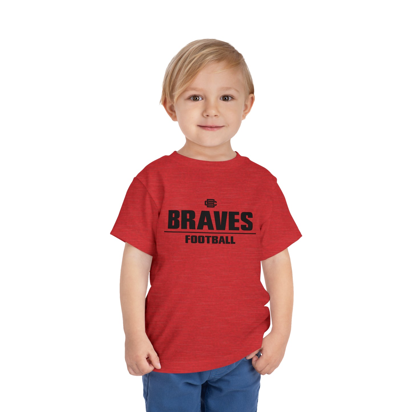 TODDLER - Braves Football Short Sleeve Tee