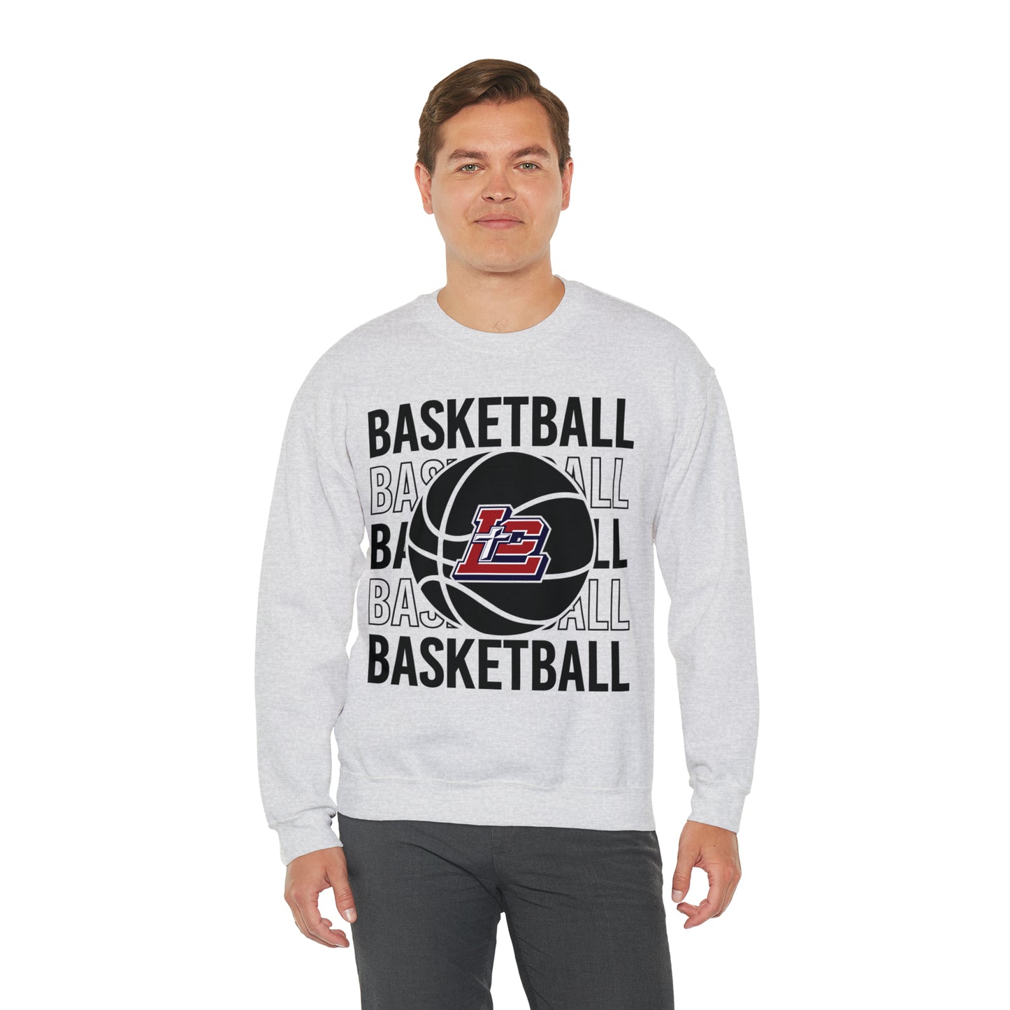 LC Saints Basketball Crewneck Sweatshirt