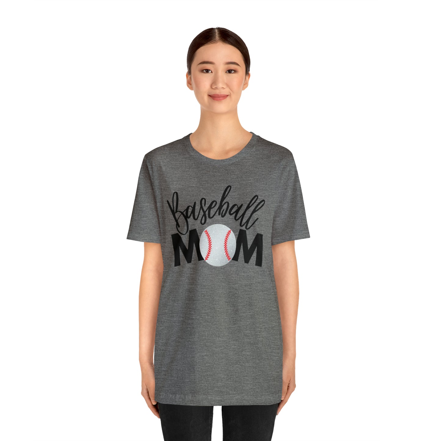 Baseball Mom Shimmer Short Sleeve Tee