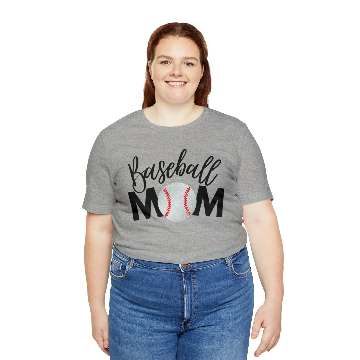 Baseball Mom Shimmer Short Sleeve Tee