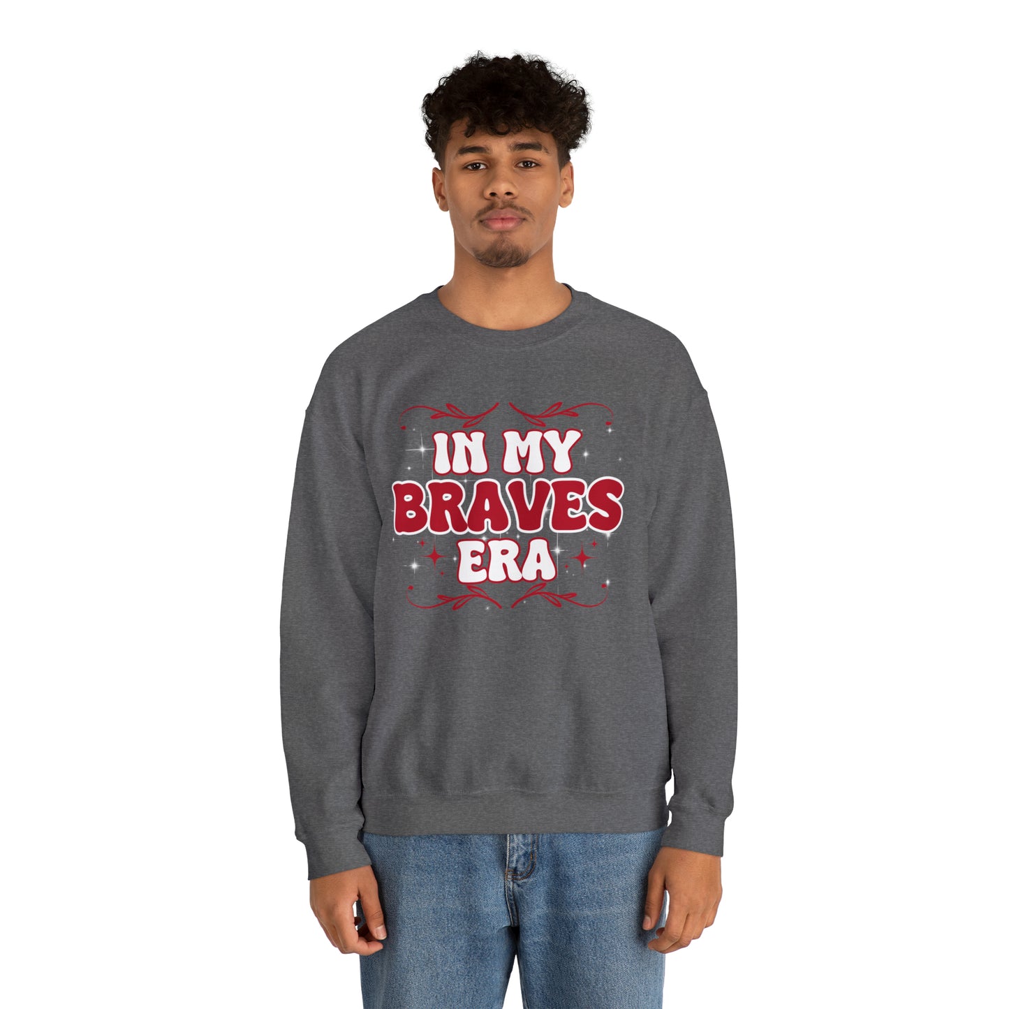 Braves Era Unisex Heavy Blend™ Crewneck Sweatshirt