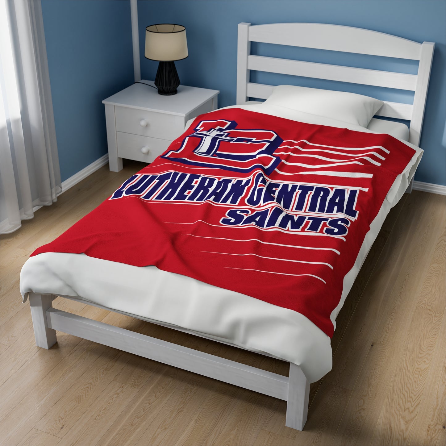 LC Saints - Velveteen Plush Blanket
