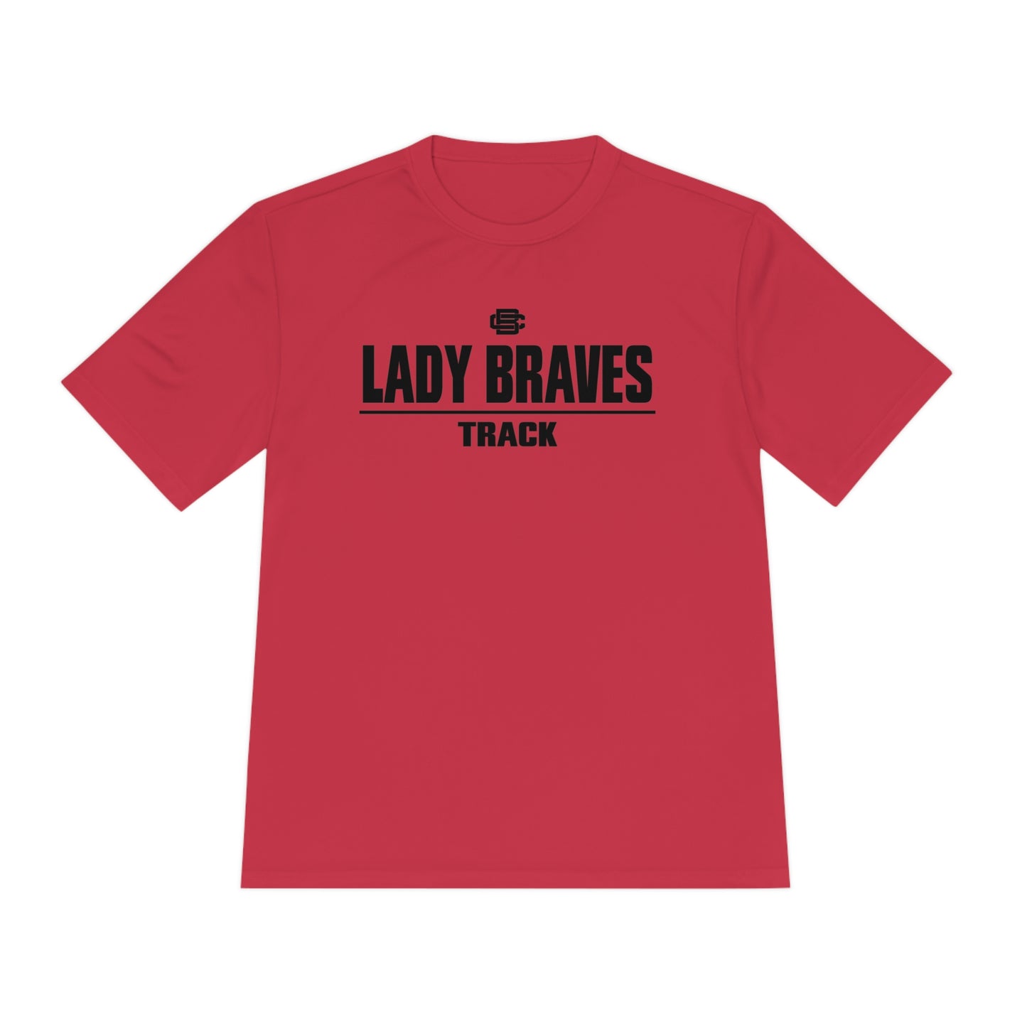 Lady Braves Track Moisture Wicking Tee