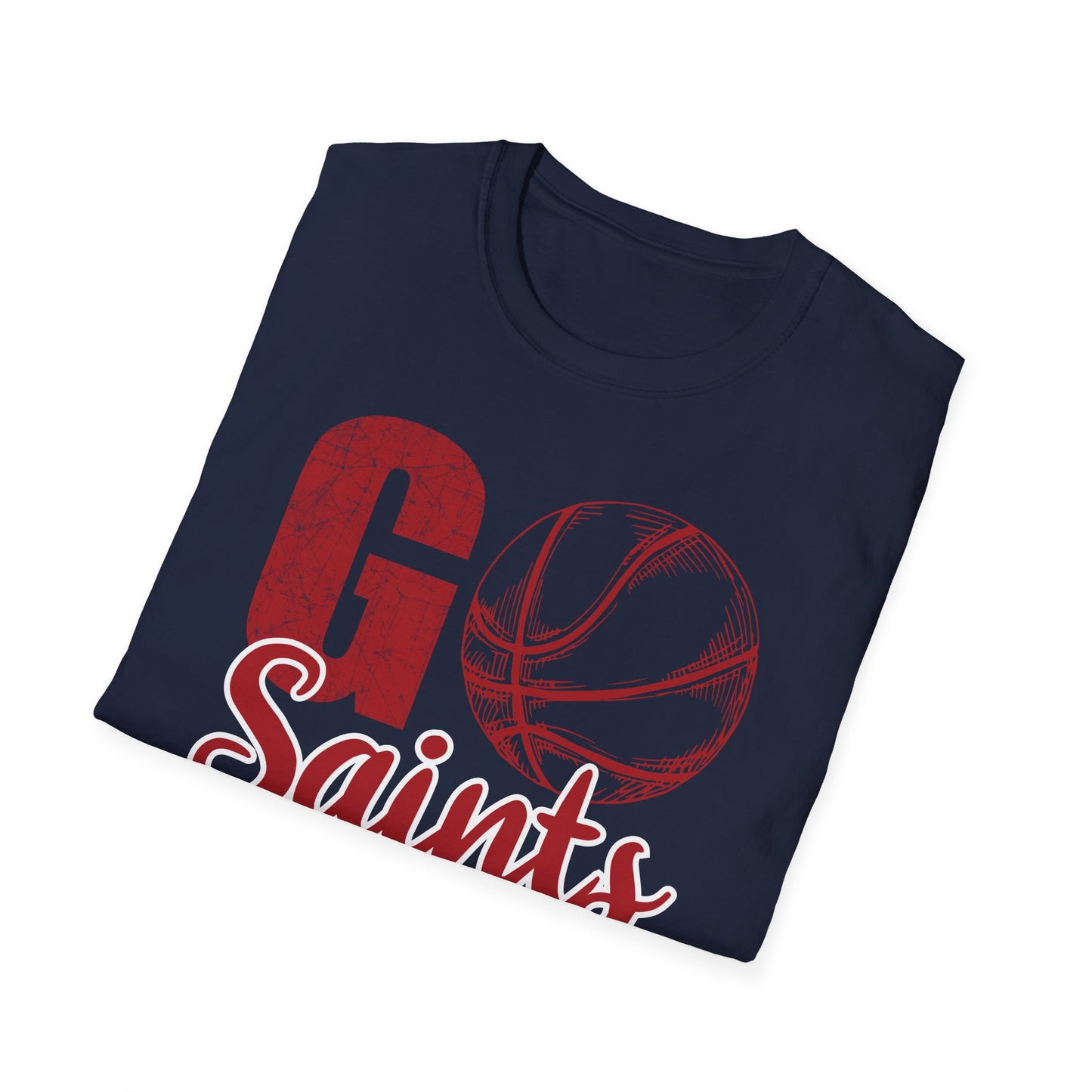 Go Saints Basketball Unisex Softstyle T-Shirt