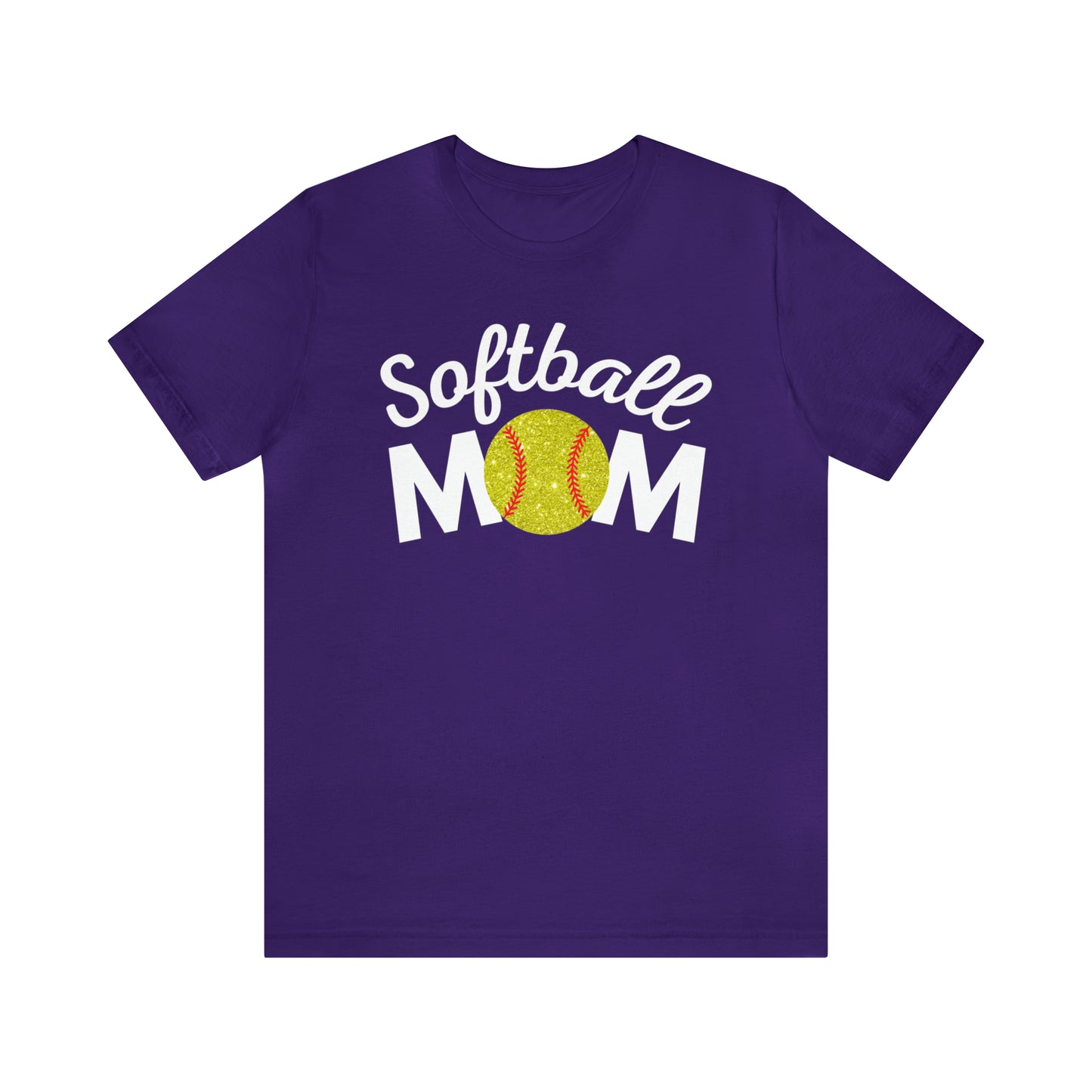 Softball Mom Shimmer Short Sleeve Tee