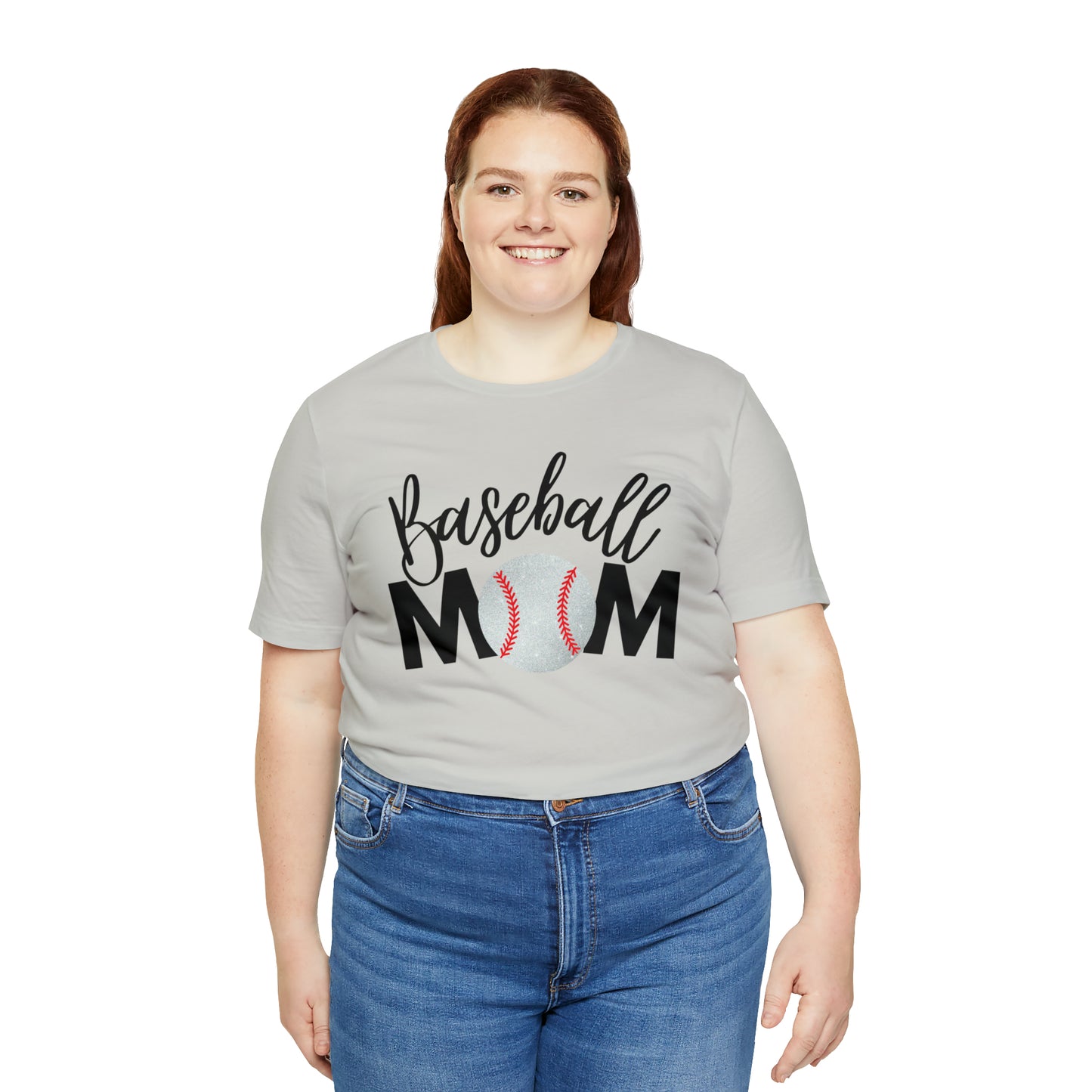 Baseball Mom Shimmer Short Sleeve Tee