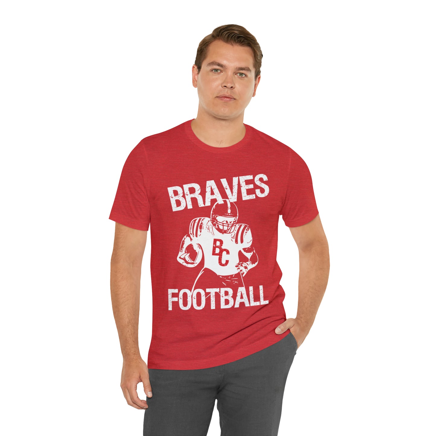 Vintage Braves Football Short Sleeve Tee