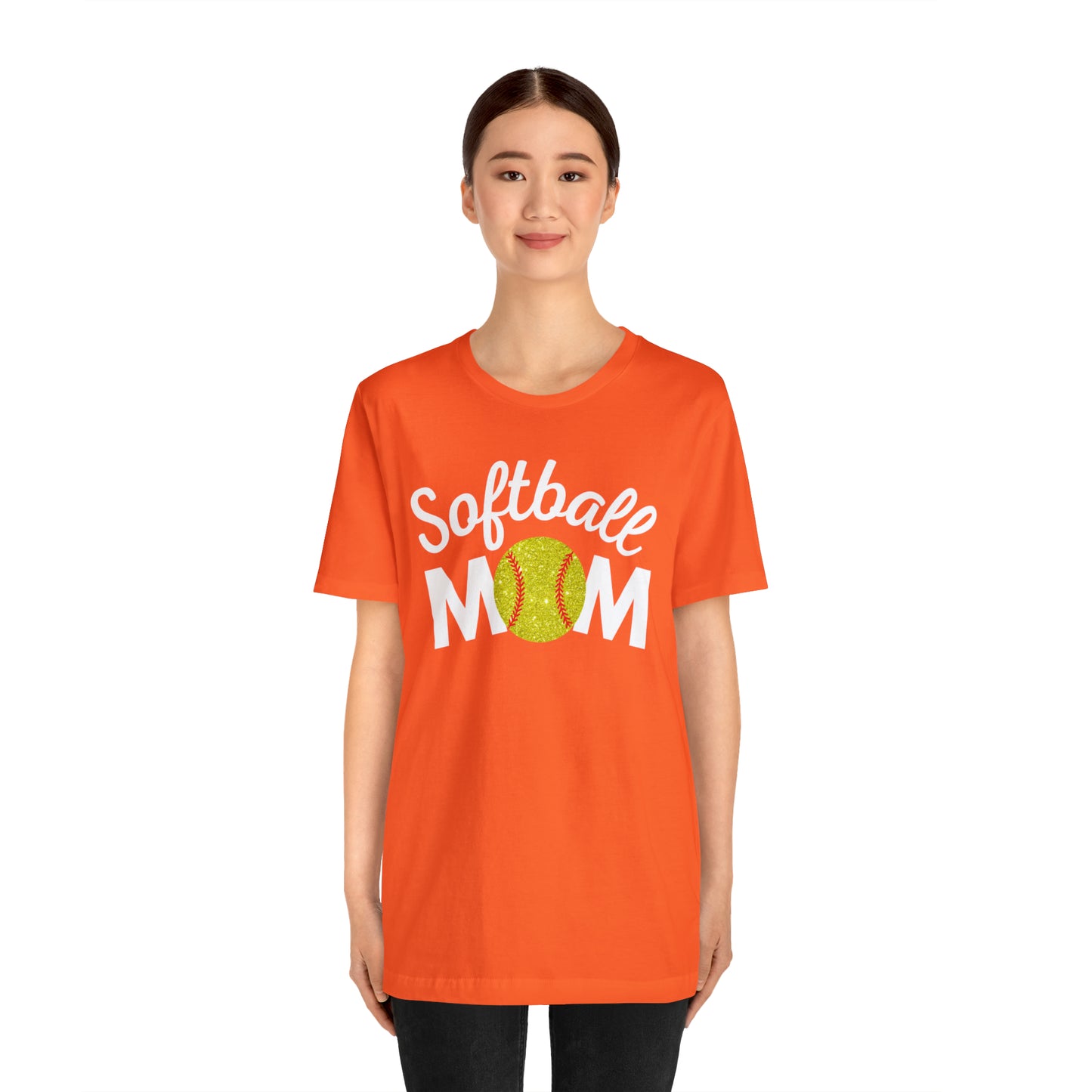 Softball Mom Shimmer Short Sleeve Tee