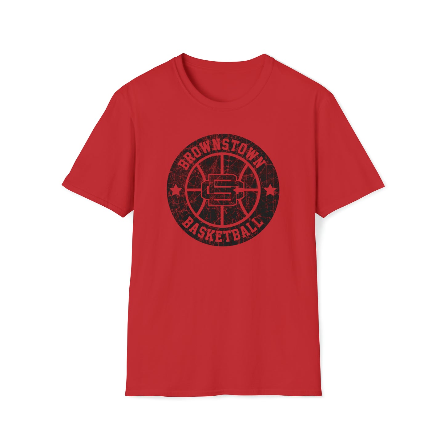 Vintage Brownstown Basketball Unisex Softstyle T-Shirt