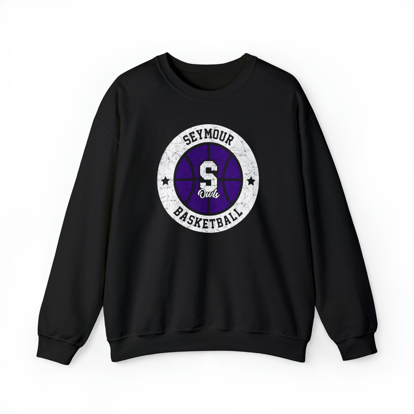 Vintage Seymour Basketball Unisex Heavy Blend™ Crewneck Sweatshirt