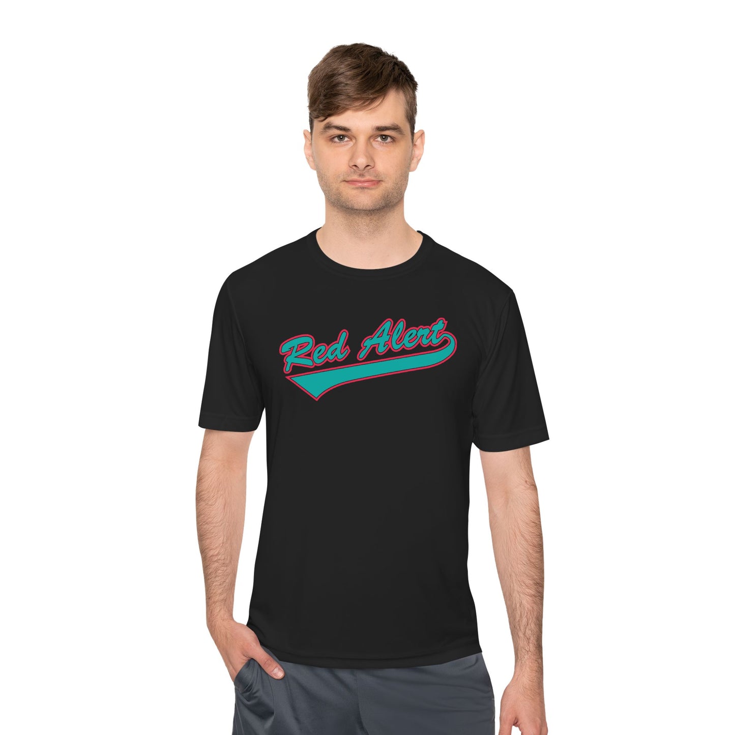 Red Alert - Swoosh Unisex Moisture Wicking Tee