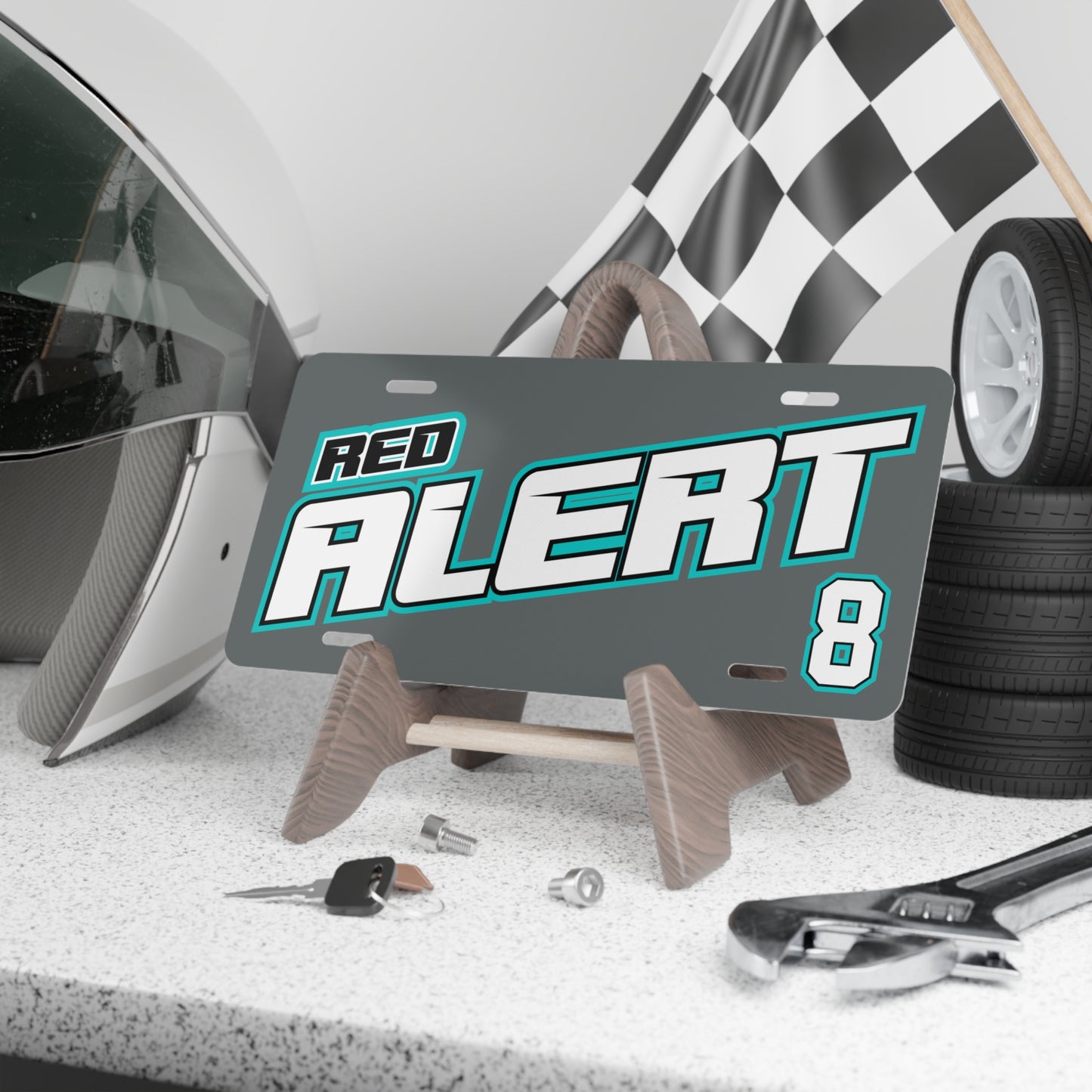 PERSONALIZED - Red Alert License Plate 2026