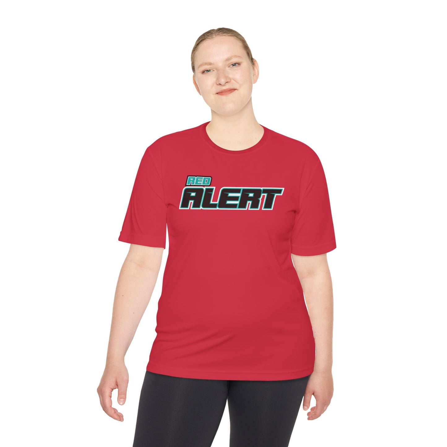 Red Alert - Block Unisex Moisture Wicking Tee