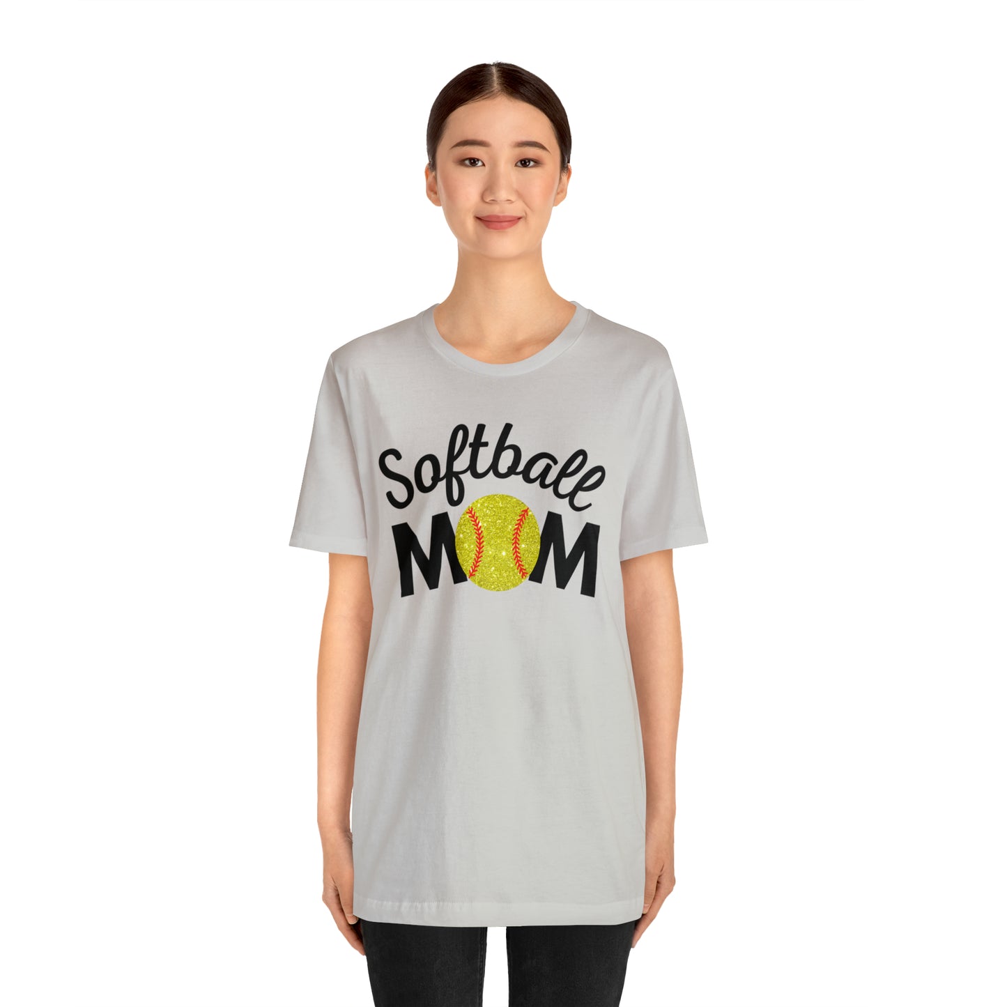 Softball Mom Shimmer Short Sleeve Tee