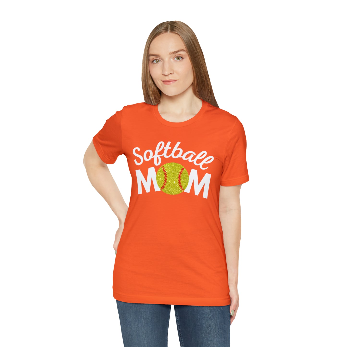 Softball Mom Shimmer Short Sleeve Tee