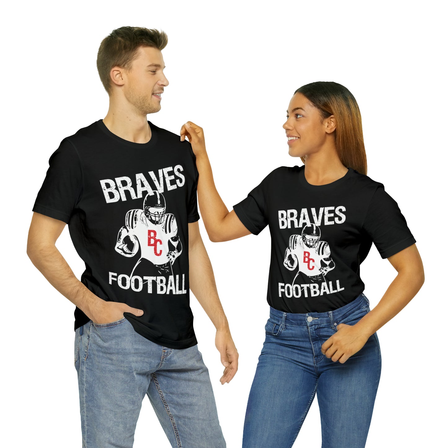 Vintage Braves Football Short Sleeve Tee