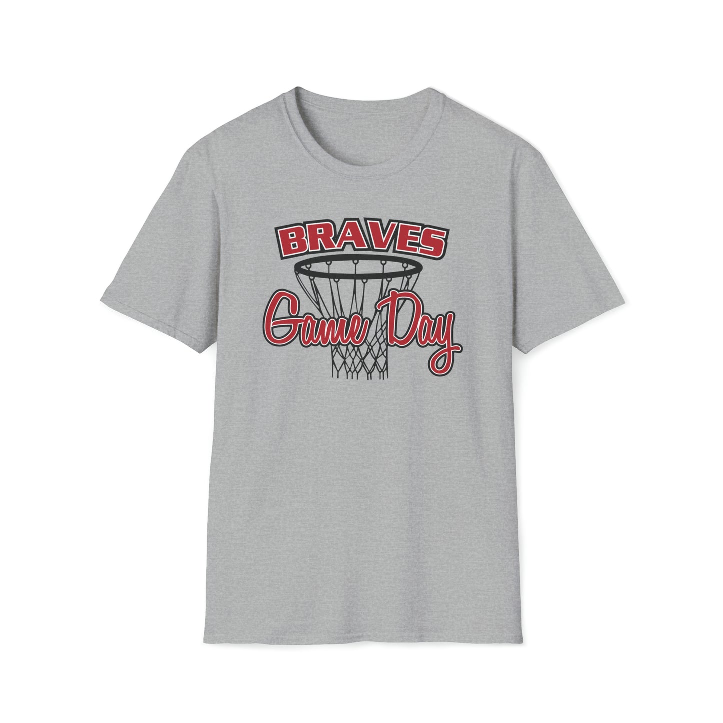 Braves Basketball Game Day Unisex Softstyle T-Shirt