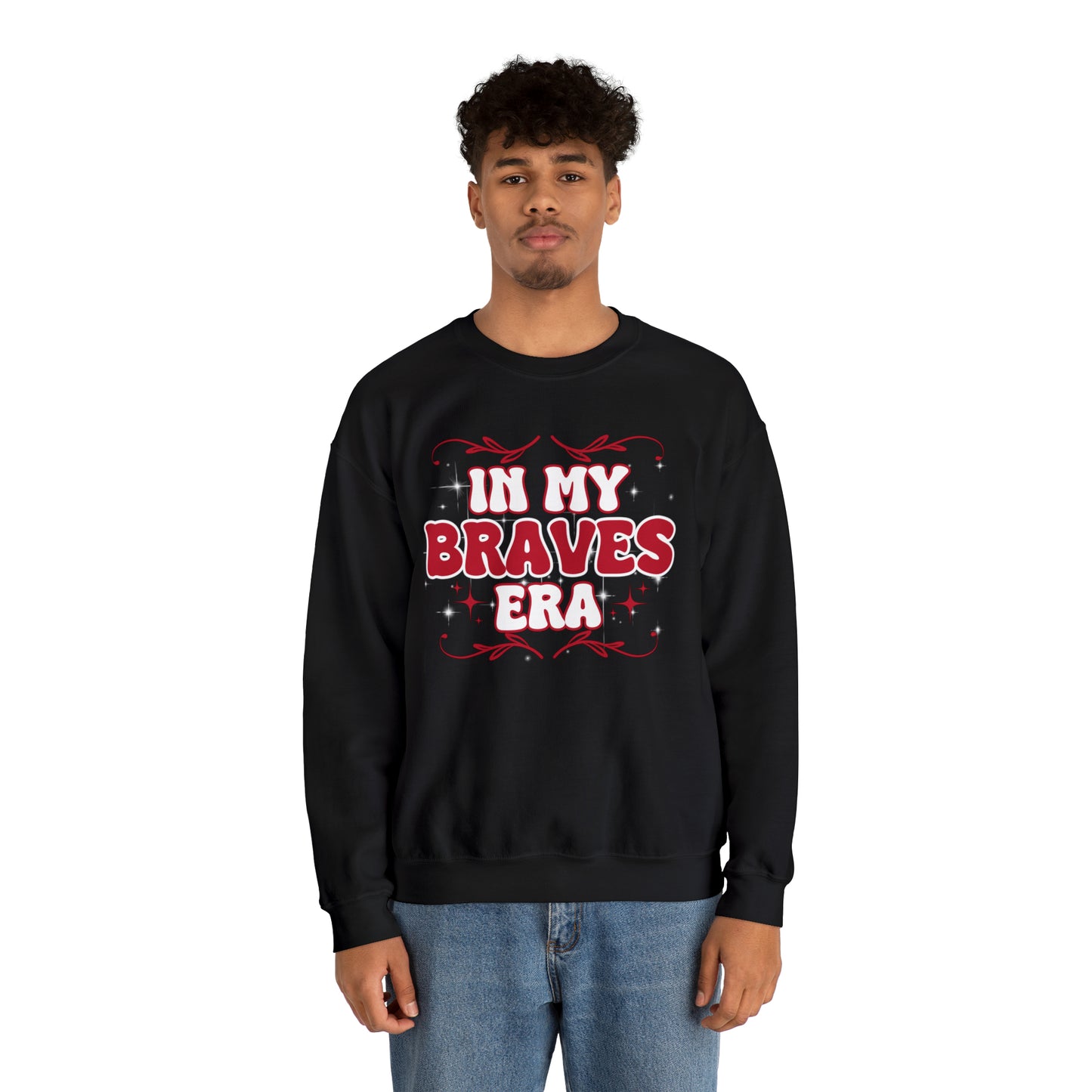 Braves Era Unisex Heavy Blend™ Crewneck Sweatshirt