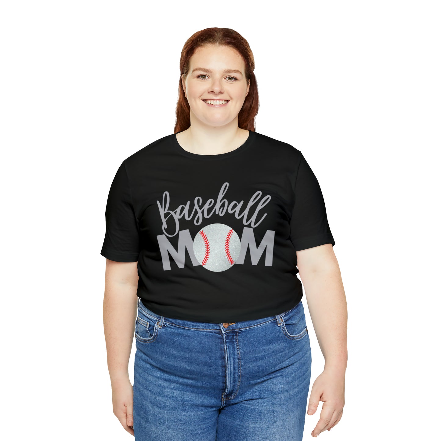 Baseball Mom Shimmer Short Sleeve Tee