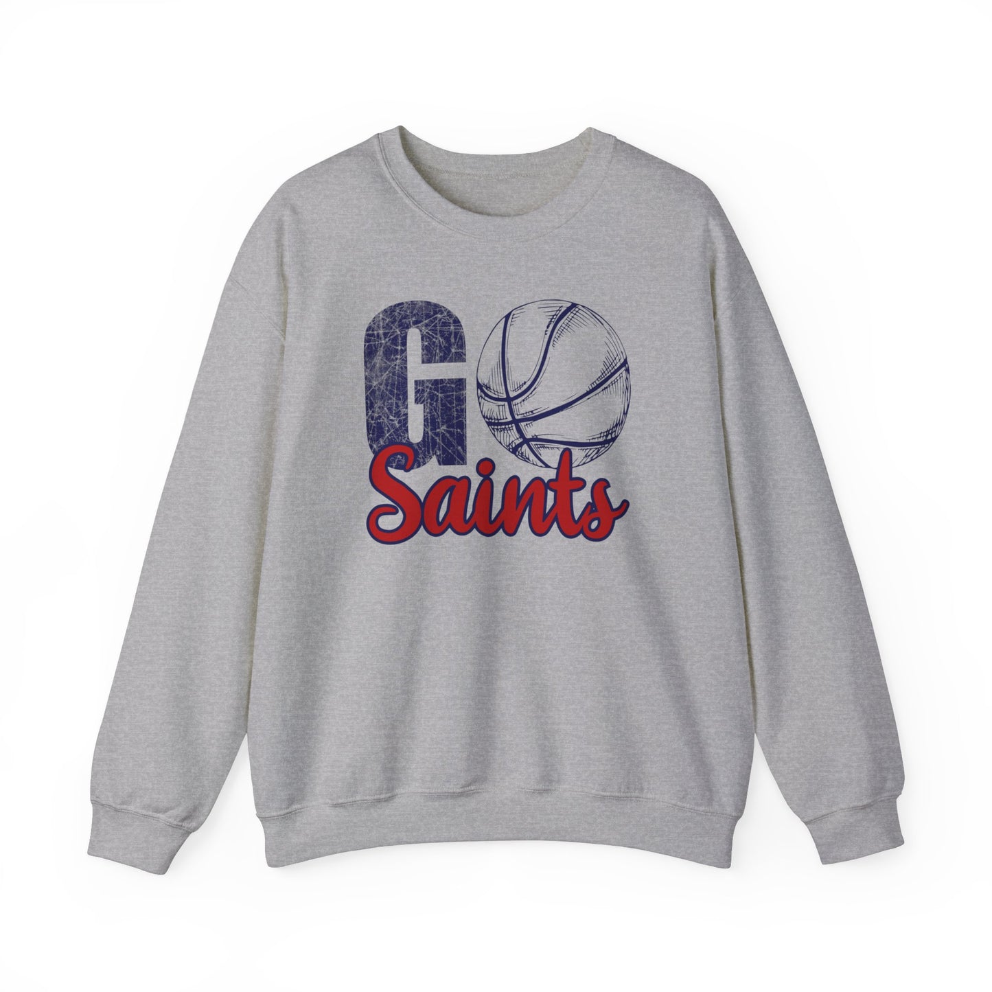 Go Saints Basketball Unisex Heavy Blend™ Crewneck Sweatshirt