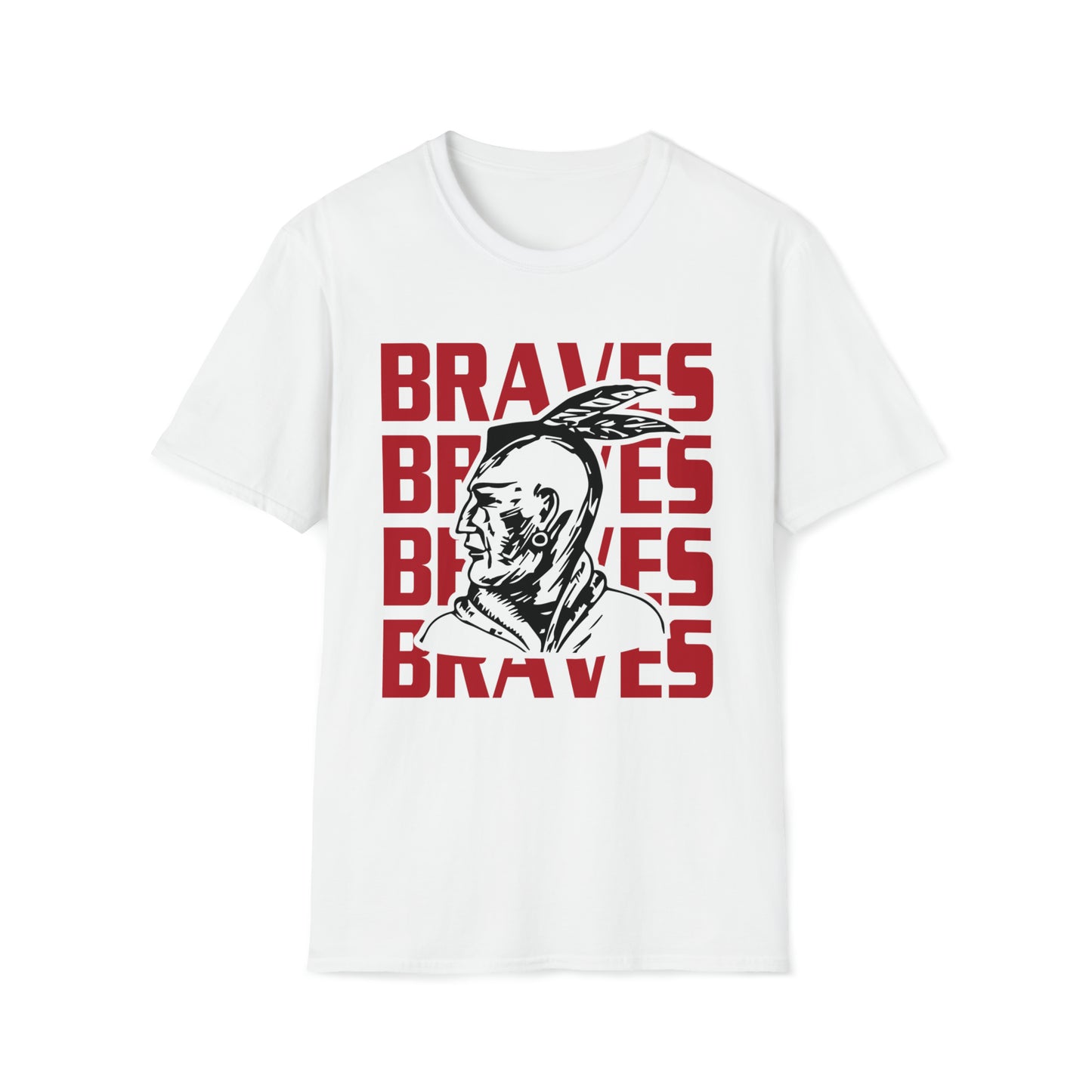 Braves Repeat Unisex Softstyle T-Shirt