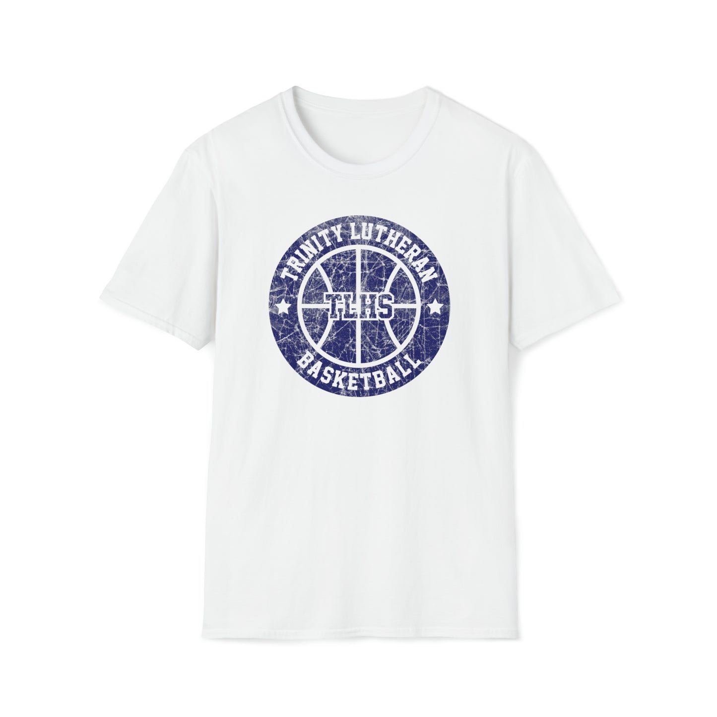 Vintage Trinity Lutheran Basketball Unisex Softstyle T-Shirt