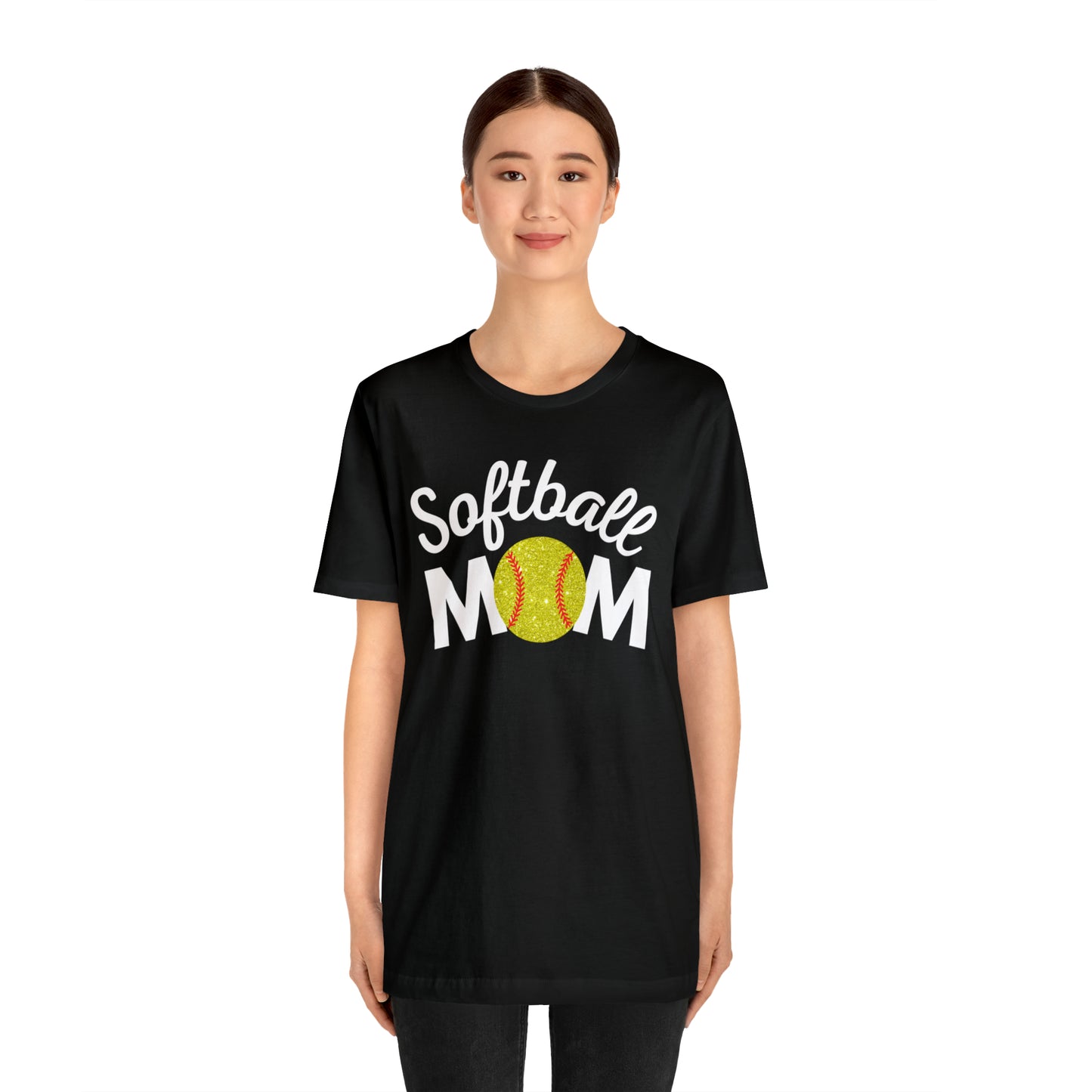 Softball Mom Shimmer Short Sleeve Tee