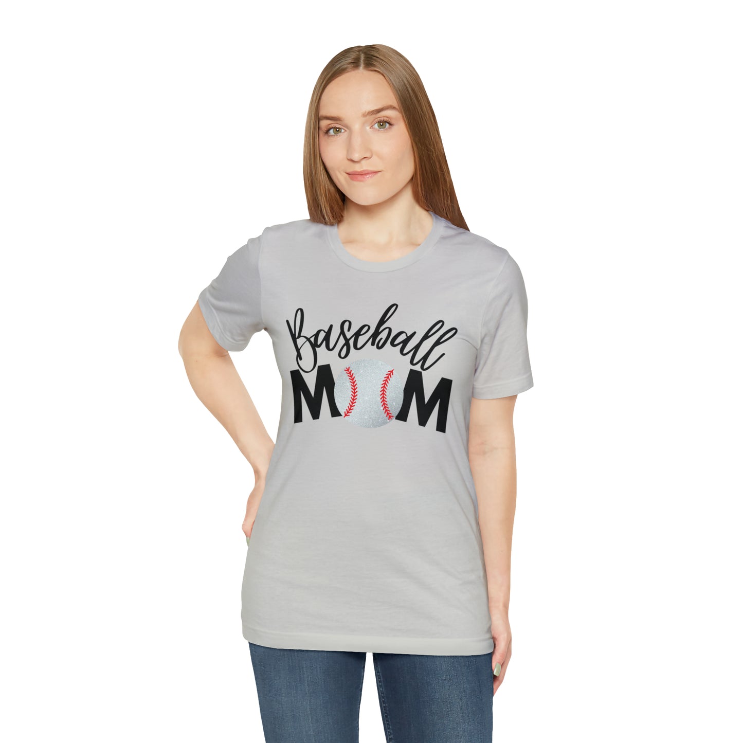 Baseball Mom Shimmer Short Sleeve Tee