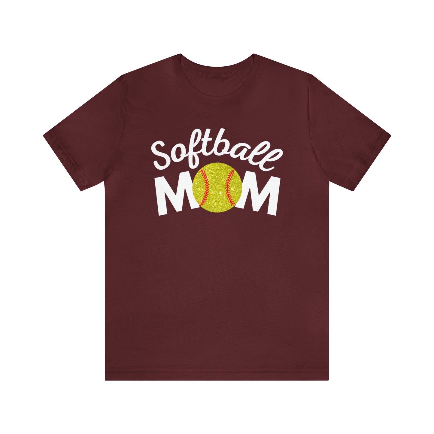 Softball Mom Shimmer Short Sleeve Tee