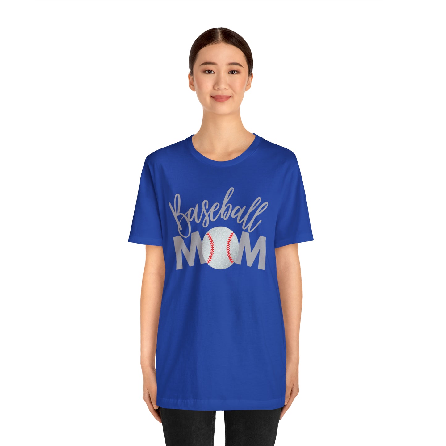 Baseball Mom Shimmer Short Sleeve Tee