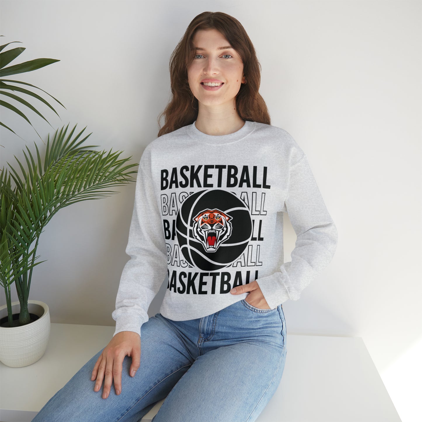 Crothersville Basketball Crewneck Sweatshirt