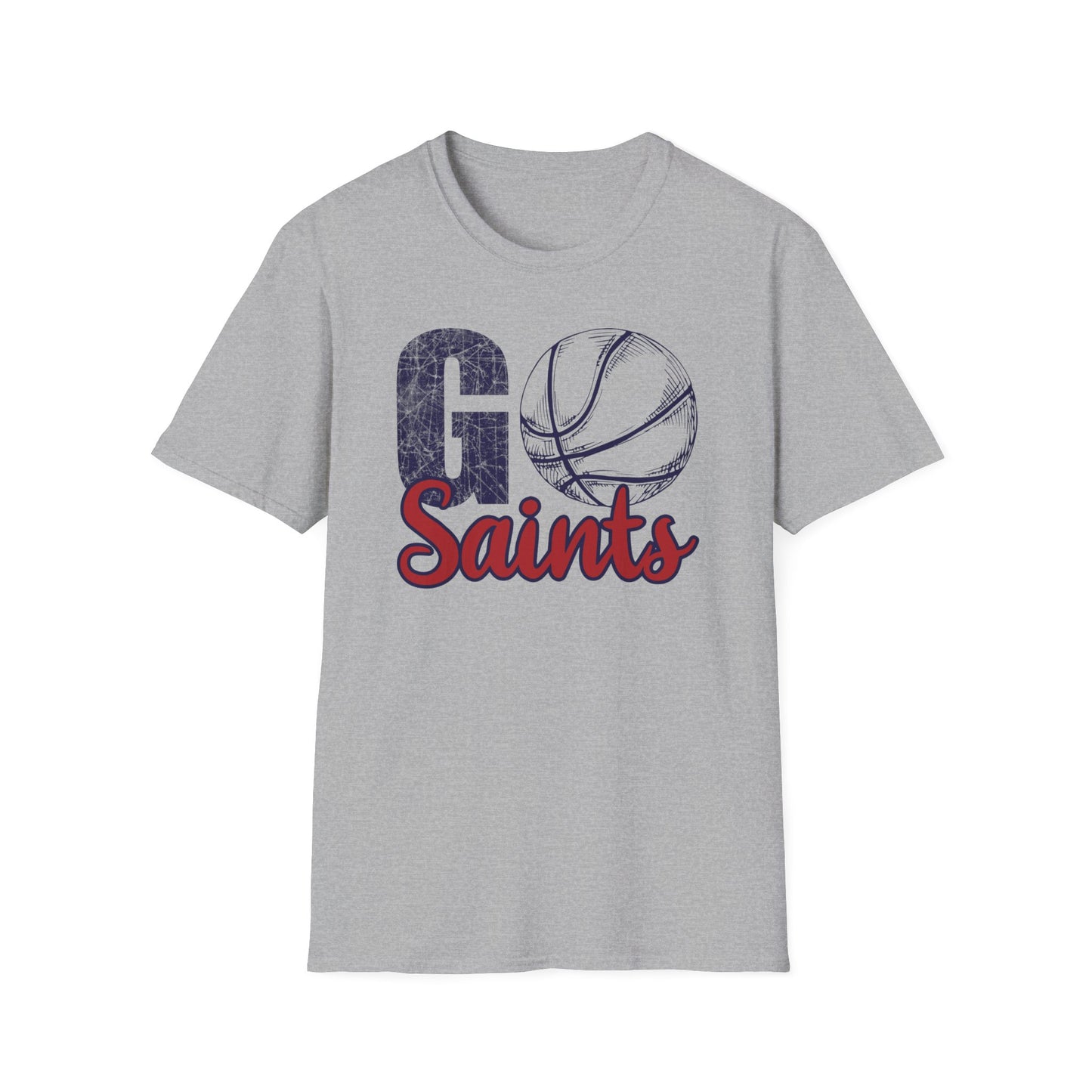 Go Saints Basketball Unisex Softstyle T-Shirt