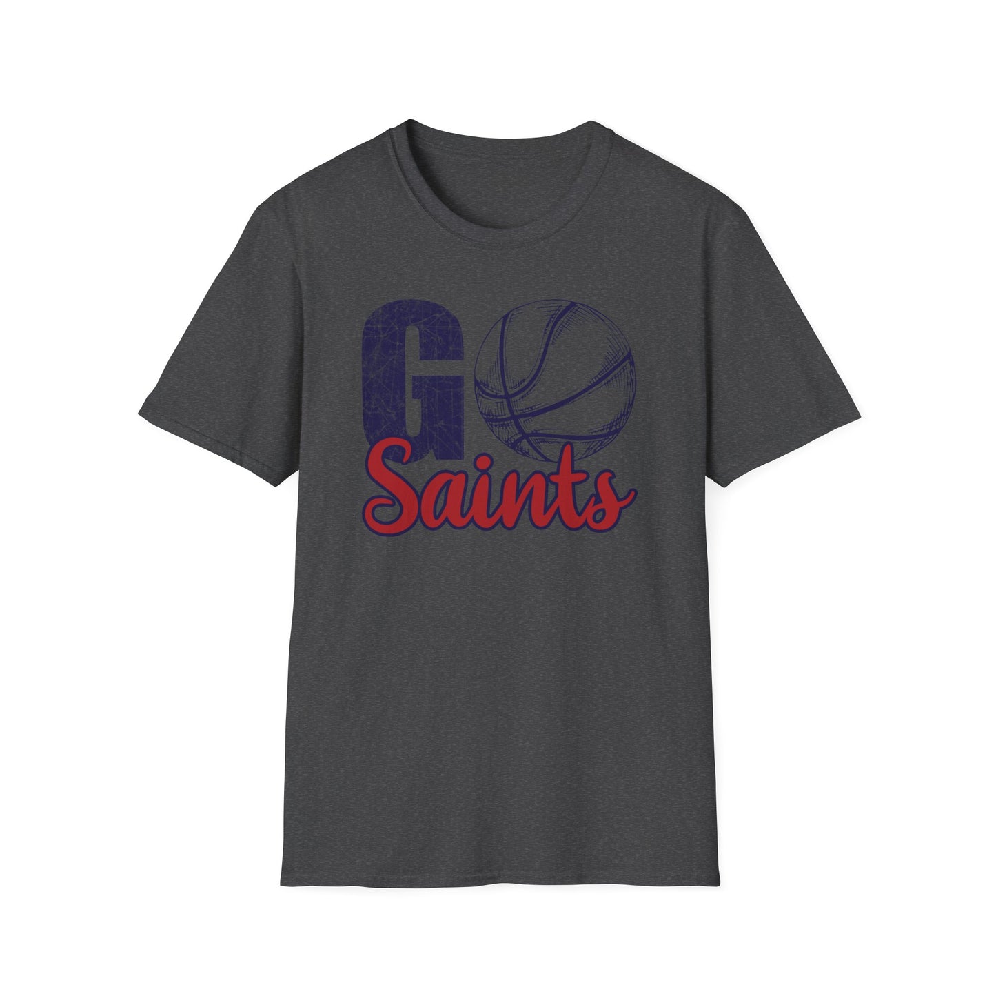 Go Saints Basketball Unisex Softstyle T-Shirt